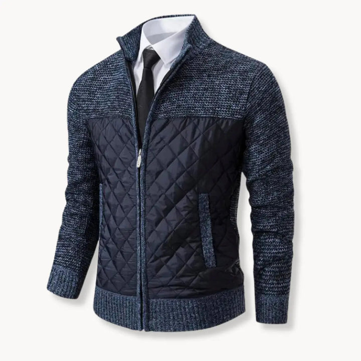 Unisex Sweater Jacquard Twill Blend Insulated Thermal - BritishMode