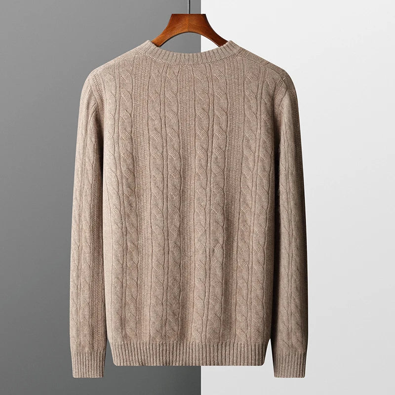 Unisex Sweater Soft Blend Polo Collar Insulating Fit