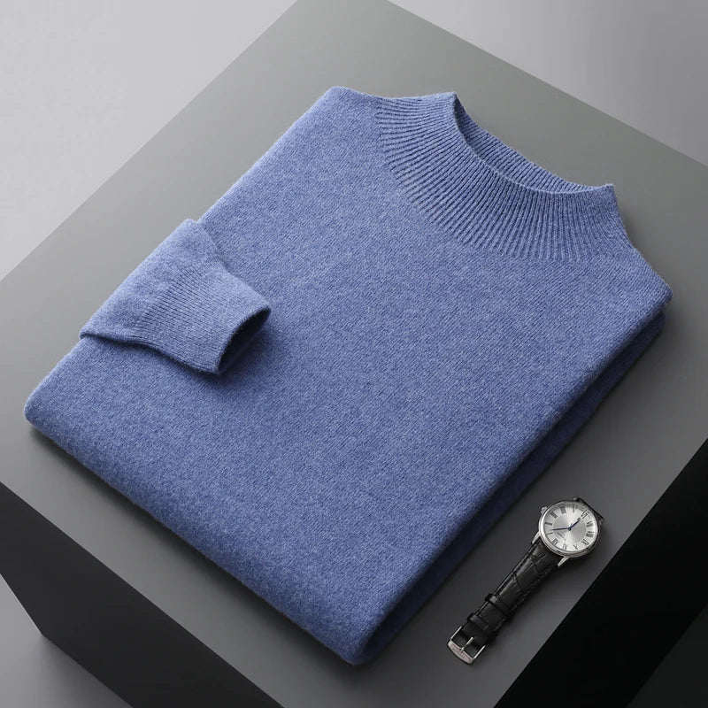 Womens Sweater Soft Fiber Blend Simple Fit - BritishMode