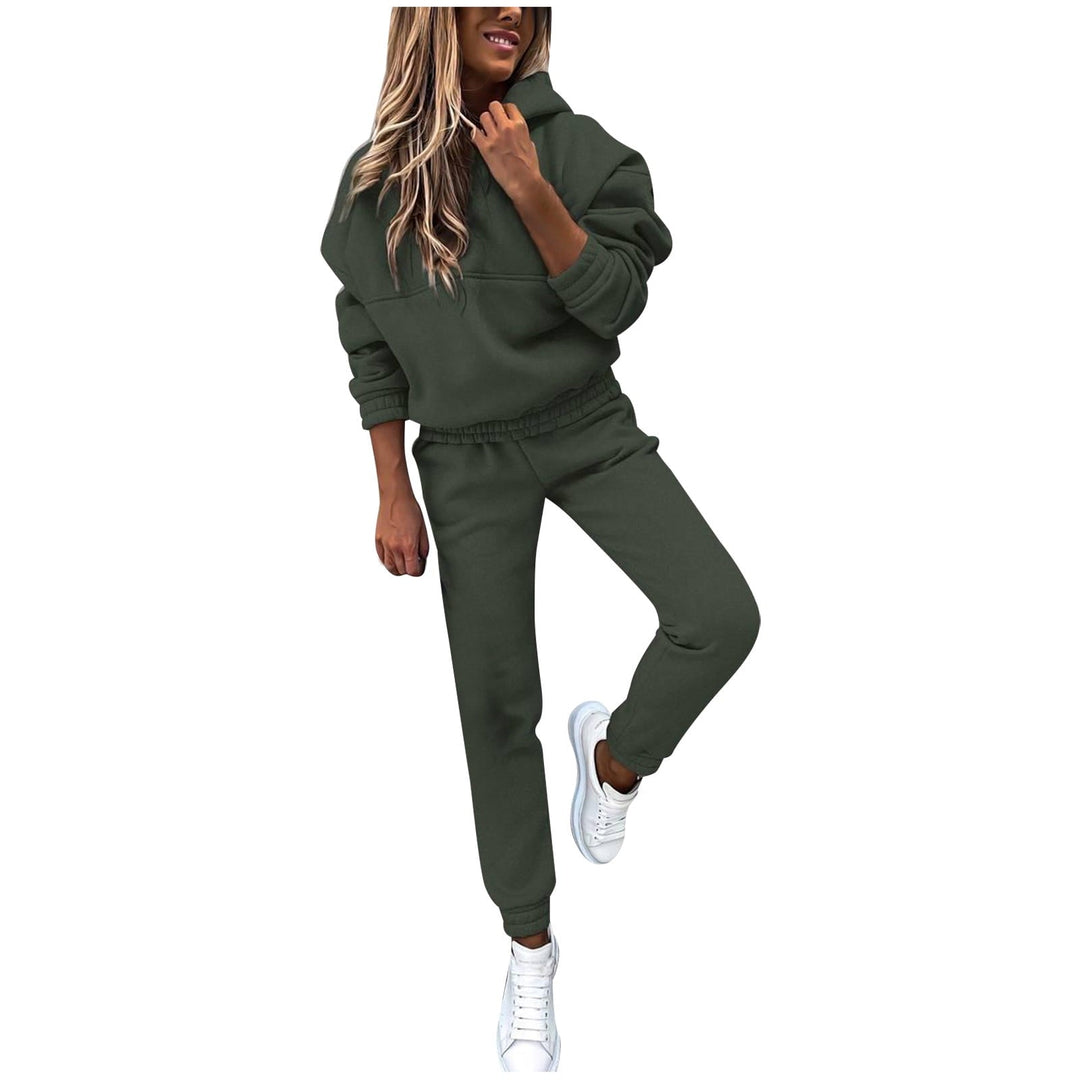 Womens Sweatshirt and Sweatpants Cotton Relaxed Fit - BritishMode