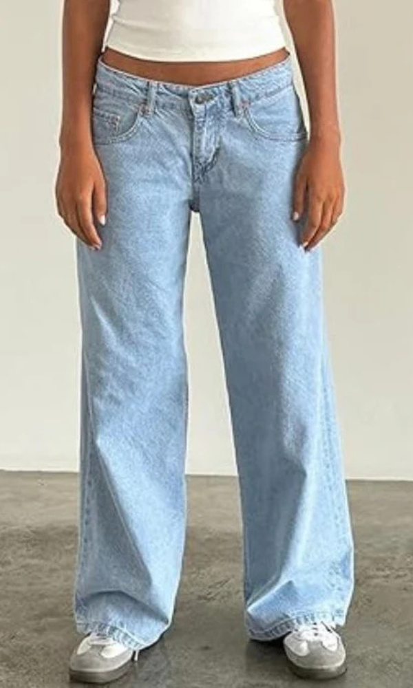 Womens Low Waist Stretch Denim Jeans Slim Fit
