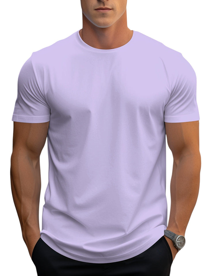 Unisex T-Shirt Polyester Blend Regular Fit Smooth Neckline