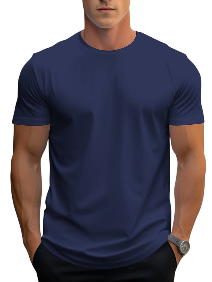 Unisex T-Shirt Polyester Blend Regular Fit Smooth Neckline