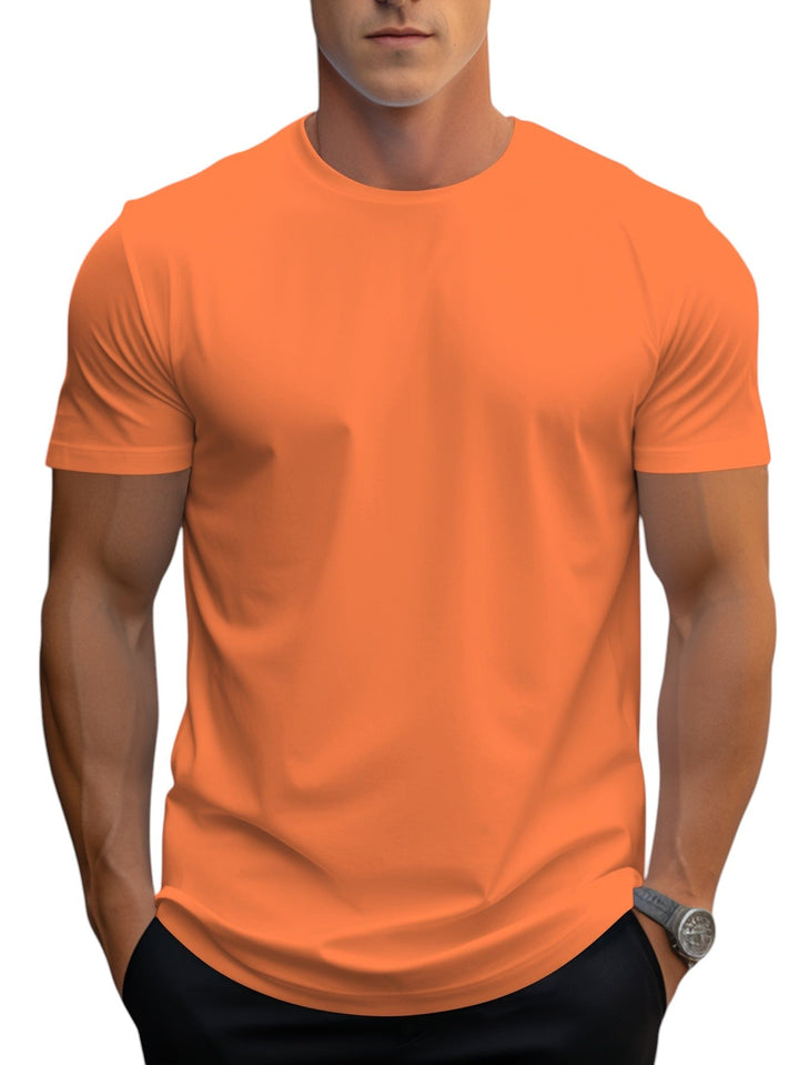 Unisex T-Shirt Polyester Blend Regular Fit Smooth Neckline