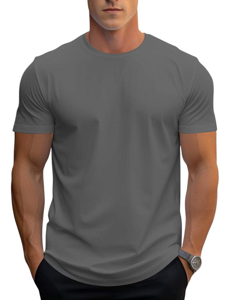 Unisex T-Shirt Polyester Blend Regular Fit Smooth Neckline