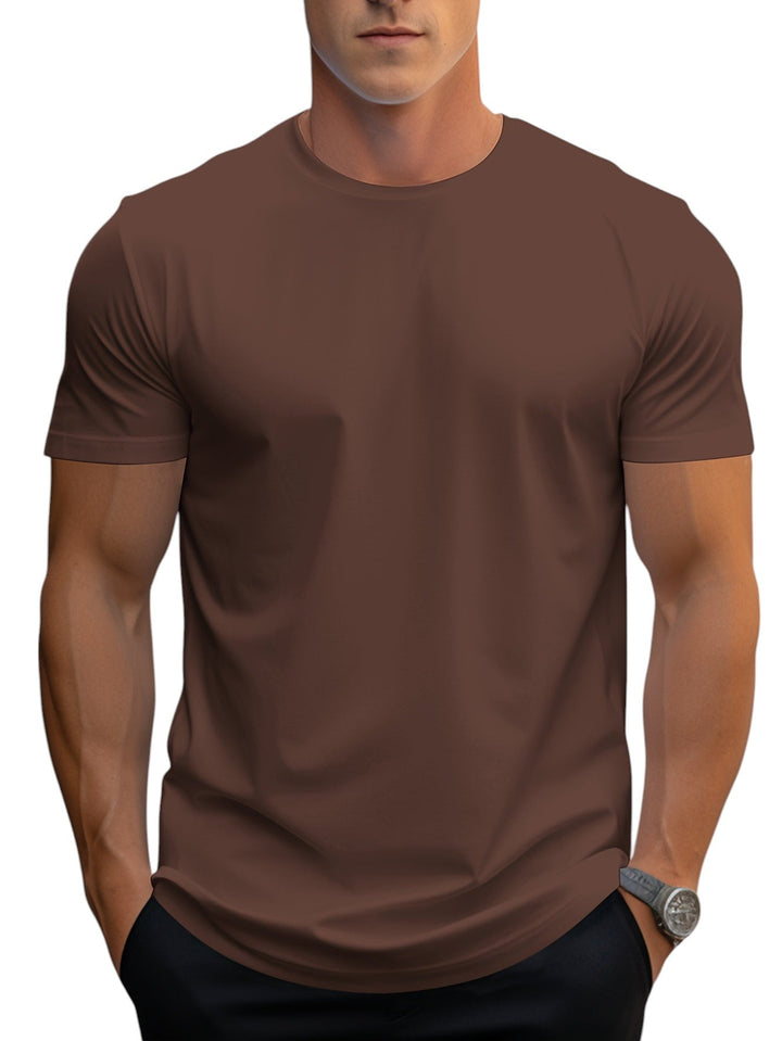 Unisex T-Shirt Polyester Blend Regular Fit Smooth Neckline