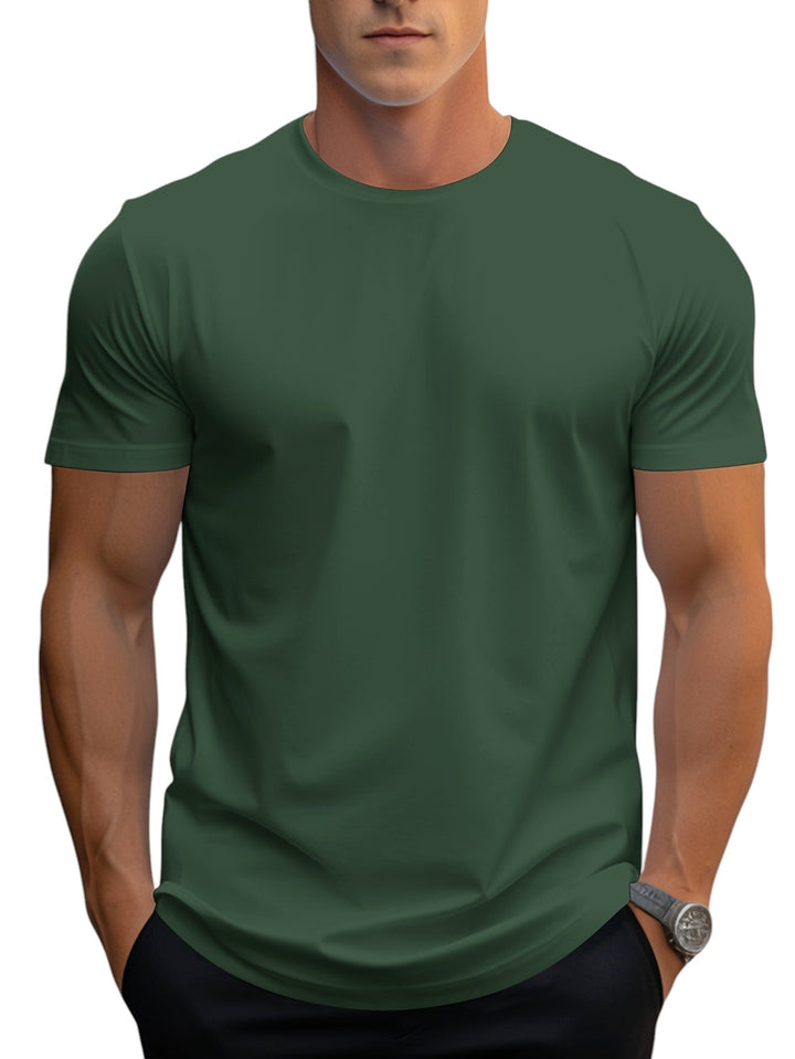 Unisex T-Shirt Polyester Blend Regular Fit Smooth Neckline