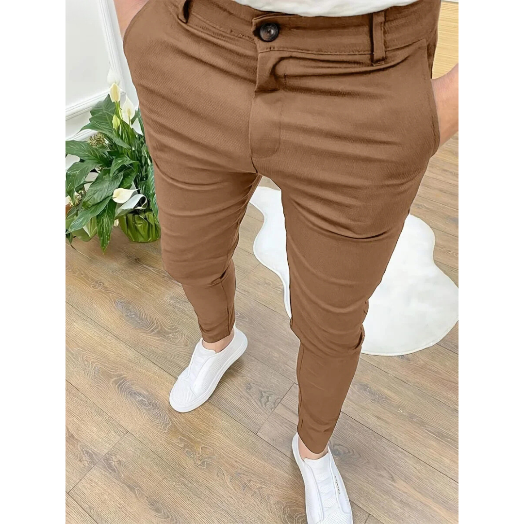 Mens Casual Pants Relaxed Fit