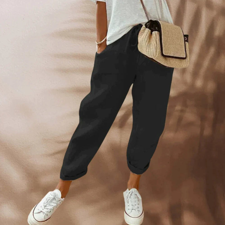 Womens Straight Leg Pants Comfortable Classic Fit