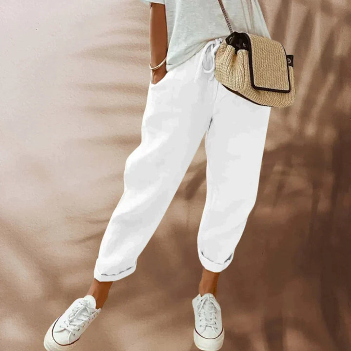 Womens Straight Leg Pants Comfortable Classic Fit