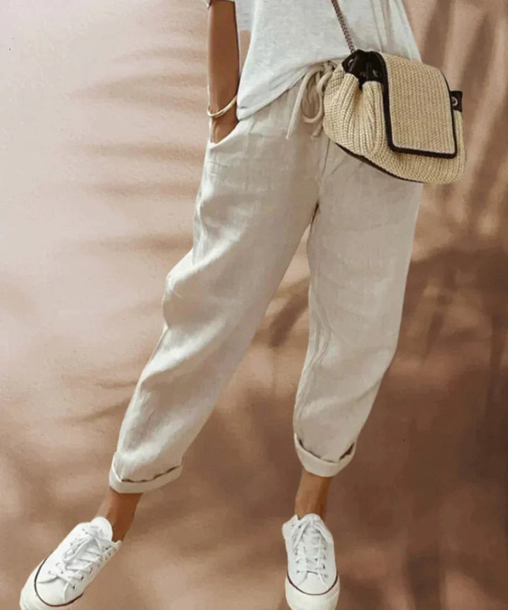 Womens Straight Leg Pants Comfortable Classic Fit