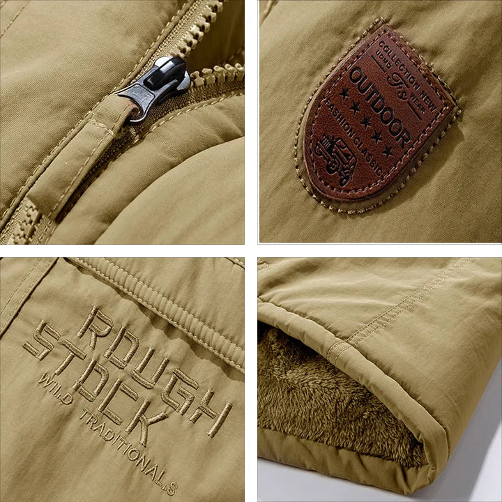 Mens Tactical Waterproof Winter Jacket with Hood