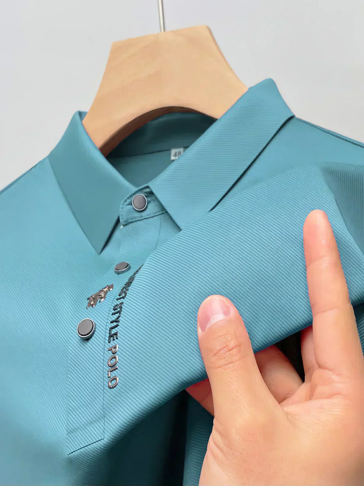 Mens Polo Shirt Cotton Smooth Fit