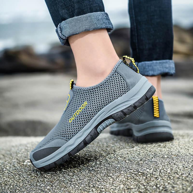 Unisex Orthopedic Walking Shoes Stretch Slip-On