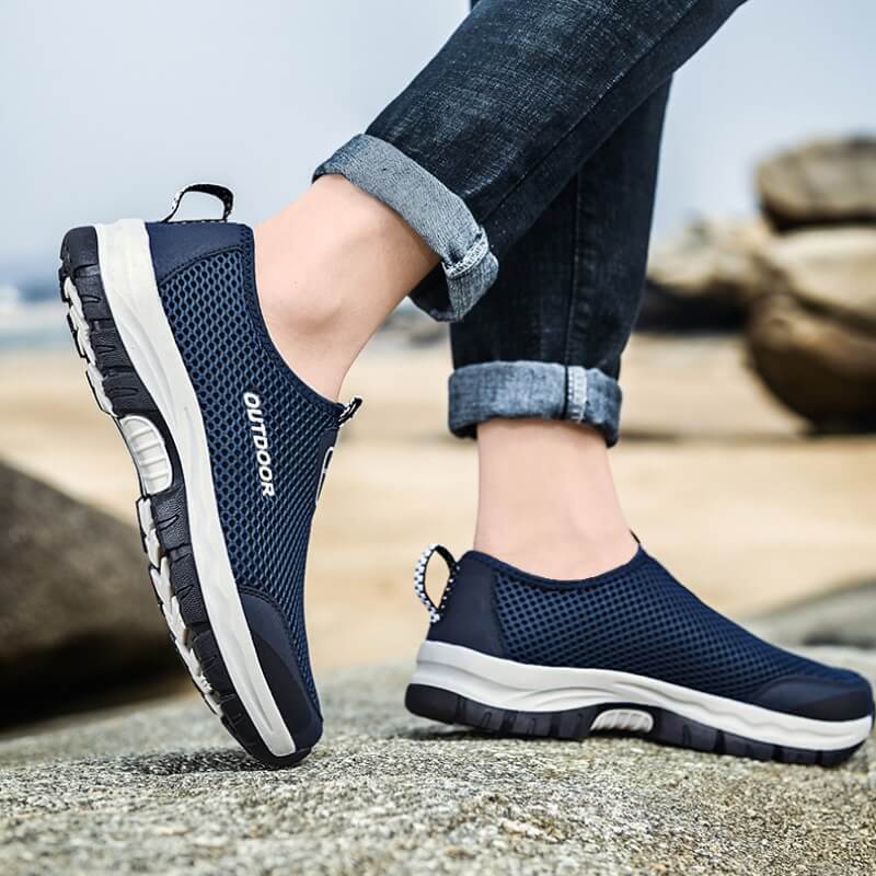 Unisex Orthopaedic Walking Shoes Stretch Slip-On