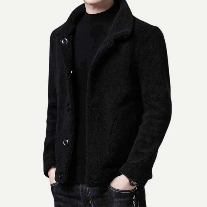 Mens Fleece Jacket Warm Winter with Pockets