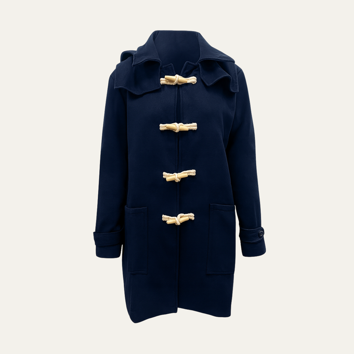 Mens Wool Duffle Coat Warm Winter Fit - BritishMode