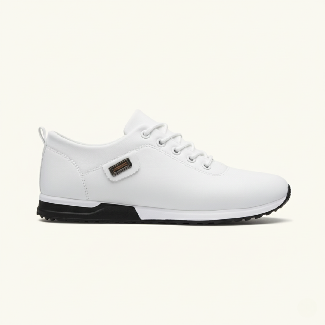 Mens Sneakers Leather Low-Cut Style