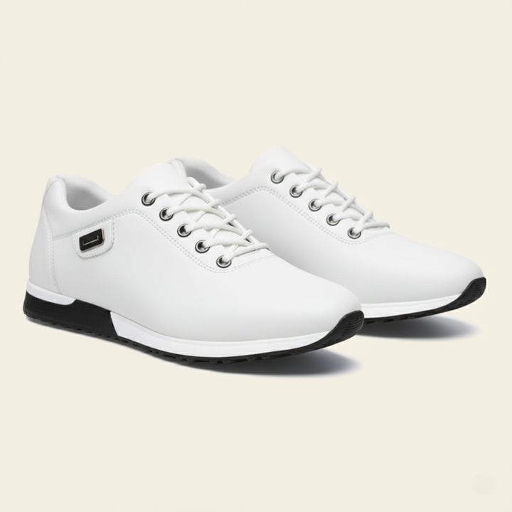 Mens Sneakers Leather Low-Cut Style