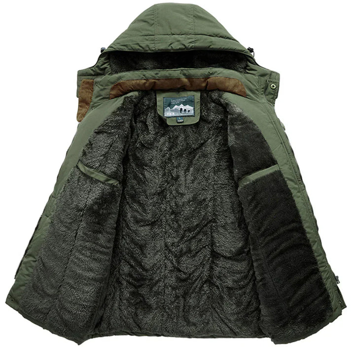 Mens Winter Coat with Hooded Design