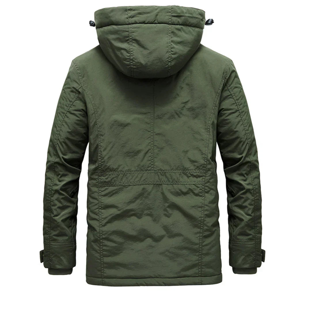 Mens Winter Coat with Hooded Design