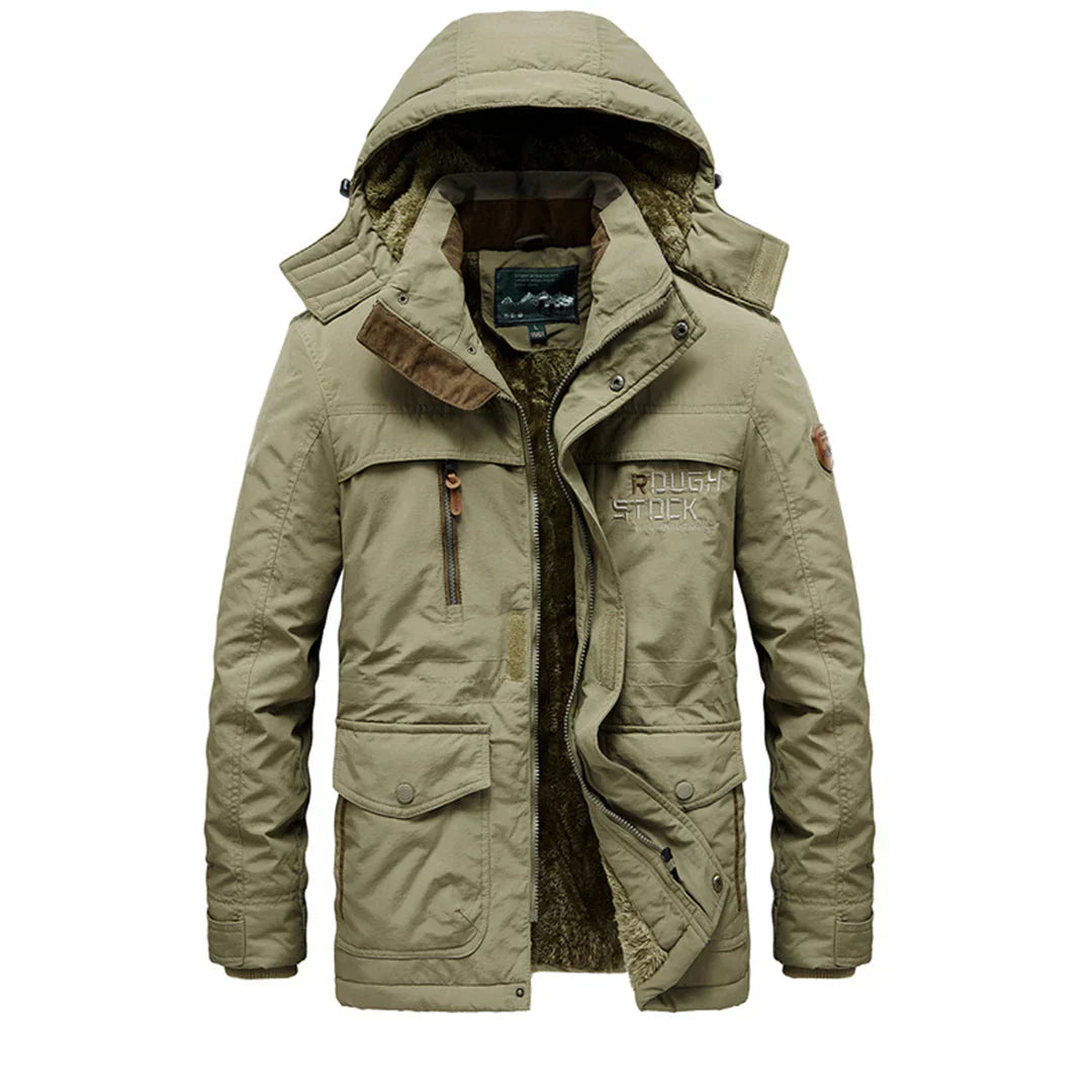 Mens Winter Coat with Hooded Design - BritishMode