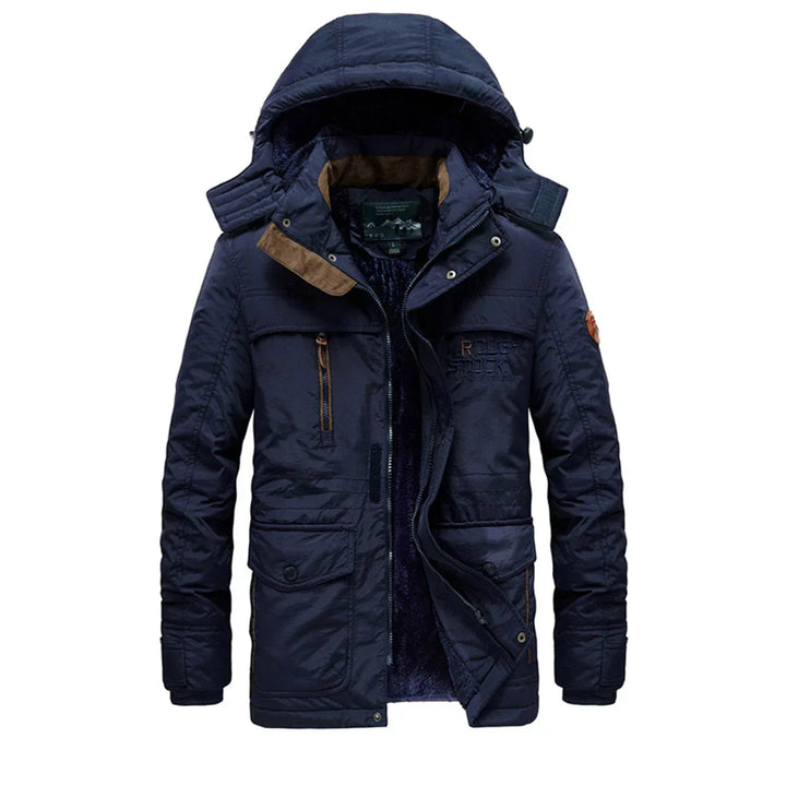 Mens Winter Coat with Hooded Design