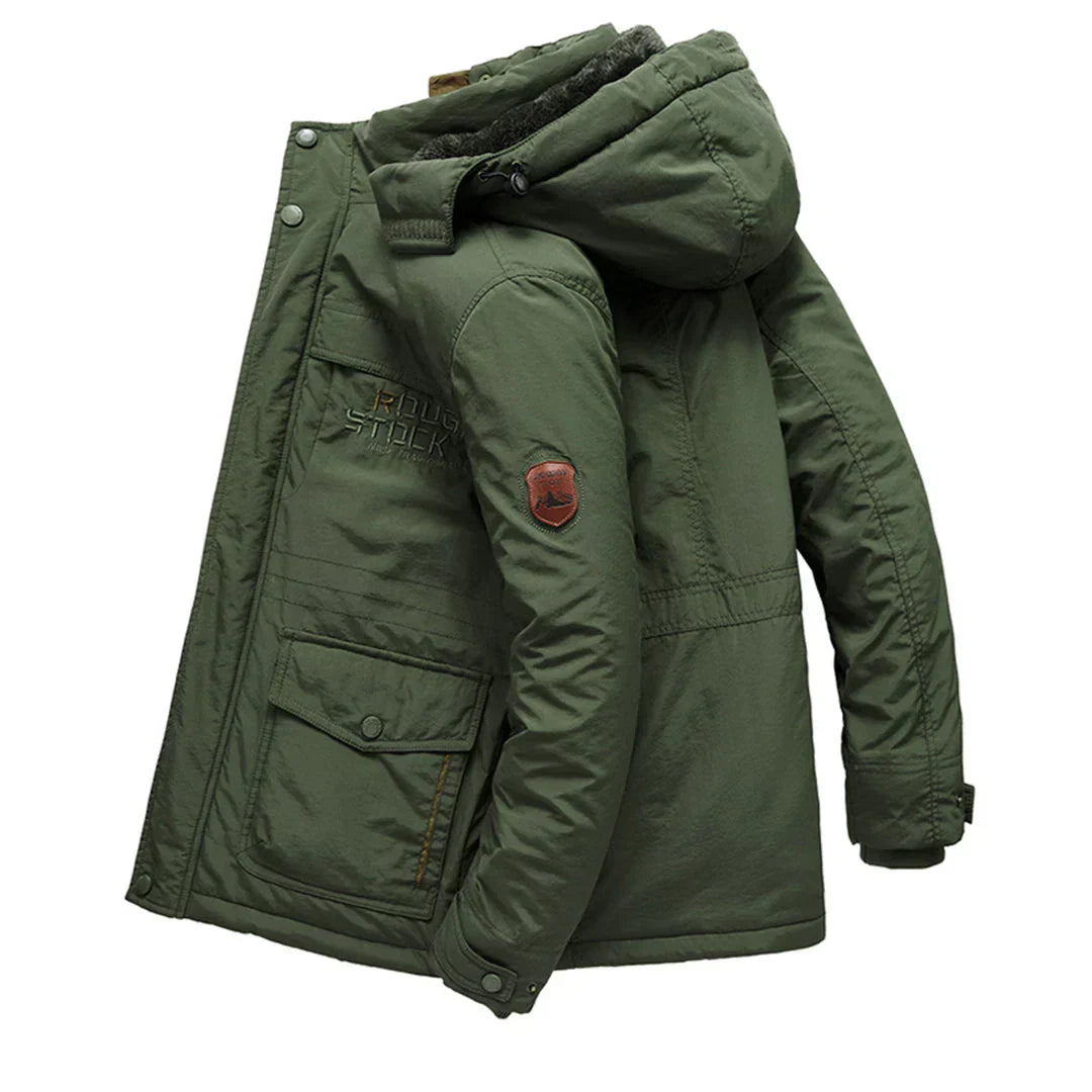 Mens Winter Coat with Hooded Design