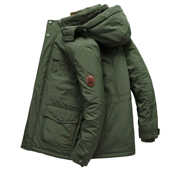 Mens Winter Coat with Hooded Design