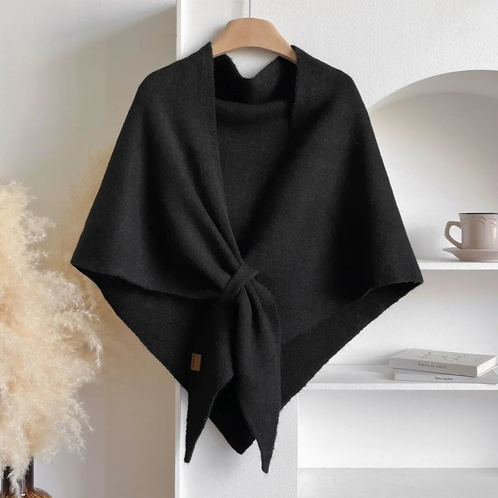Womens Triangular Scarf Wool Blend Autumn Winter