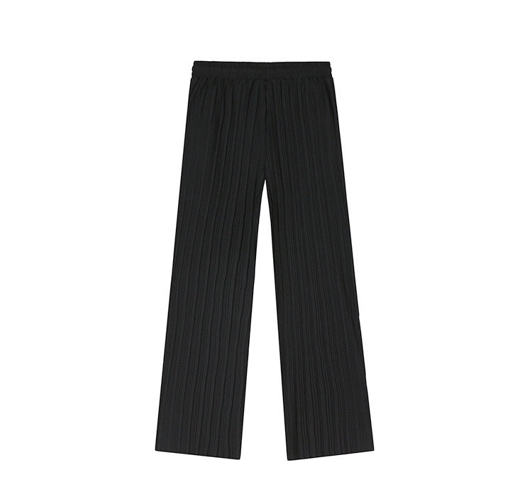 Mens Pleated Front Trousers Relaxed Fit Comfortable