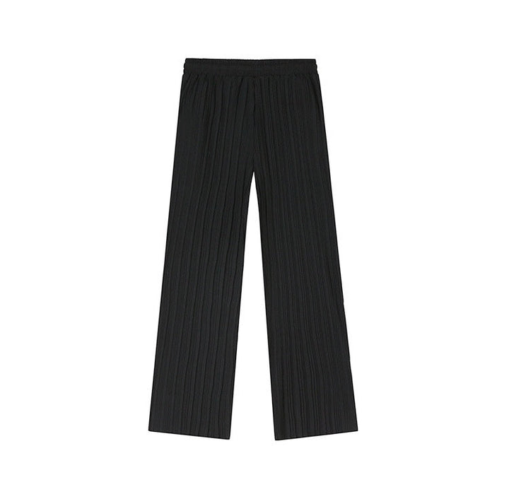Mens Pleated Front Trousers Relaxed Fit Comfortable