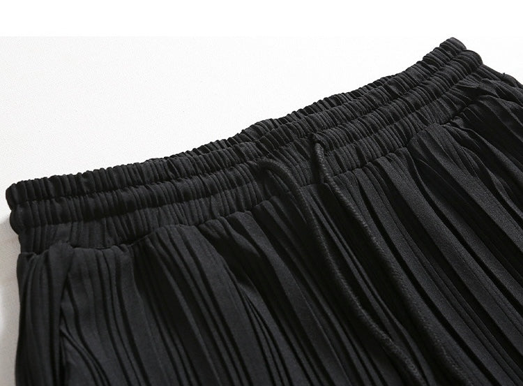 Mens Pleated Front Trousers Relaxed Fit Comfortable