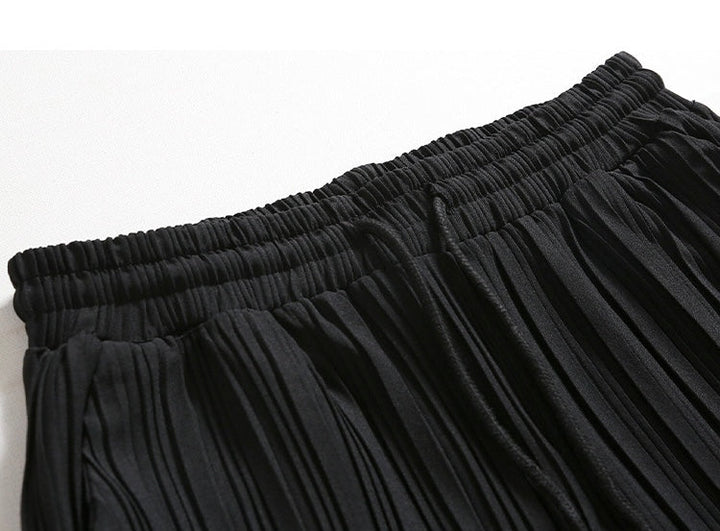 Mens Pleated Front Trousers Relaxed Fit Comfortable
