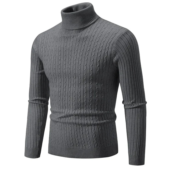 Womens Turtleneck Fine Knit Blend Warm Retaining Collar