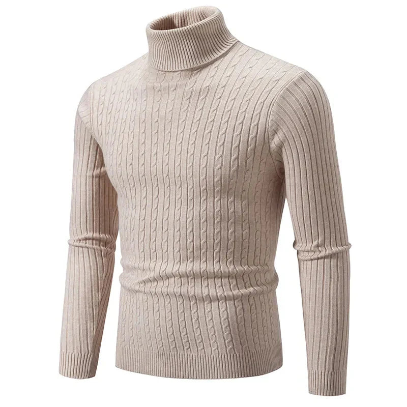 Womens Turtleneck Fine Knit Blend Warm Retaining Collar - BritishMode