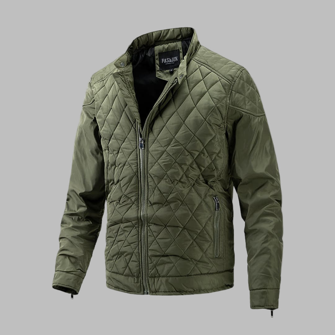 Mens Quilted Jacket Lightweight Transitional Fit