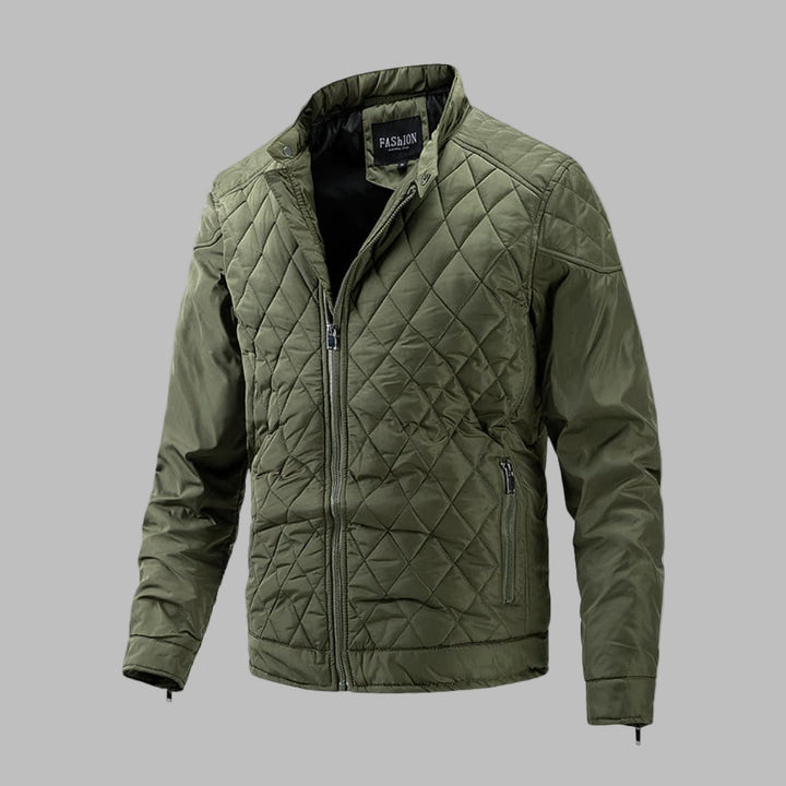 Mens Quilted Jacket Lightweight Transitional Fit