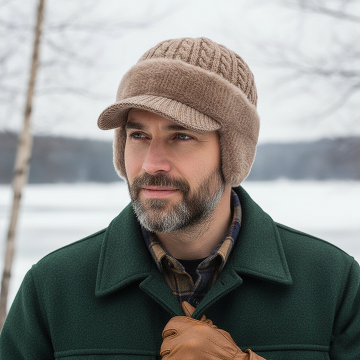 Unisex Winter Beanie Hat Warm Fuzzy Knit