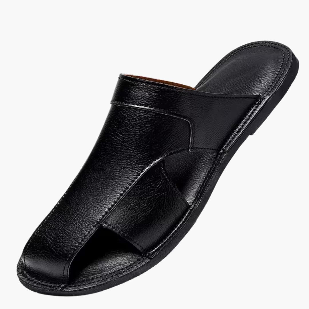 Unisex Slip-On Slippers Minimalist Design Round Toe - BritishMode