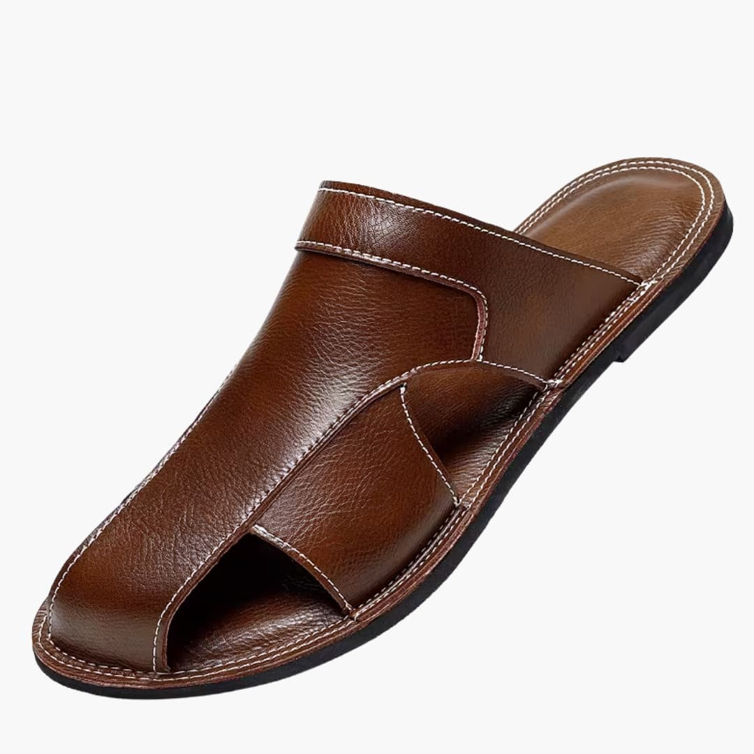 Unisex Slip-On Slippers Minimalist Design Round Toe