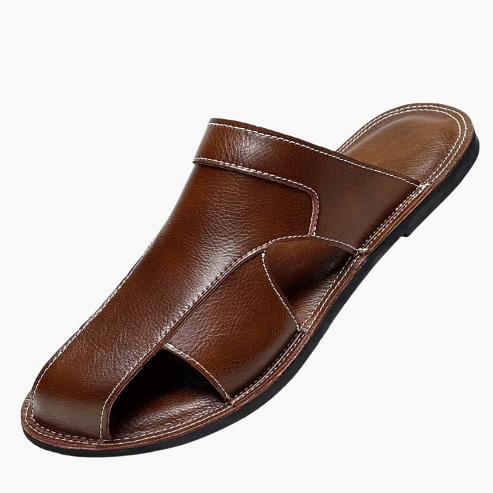 Unisex Slip-On Slippers Minimalist Design Round Toe