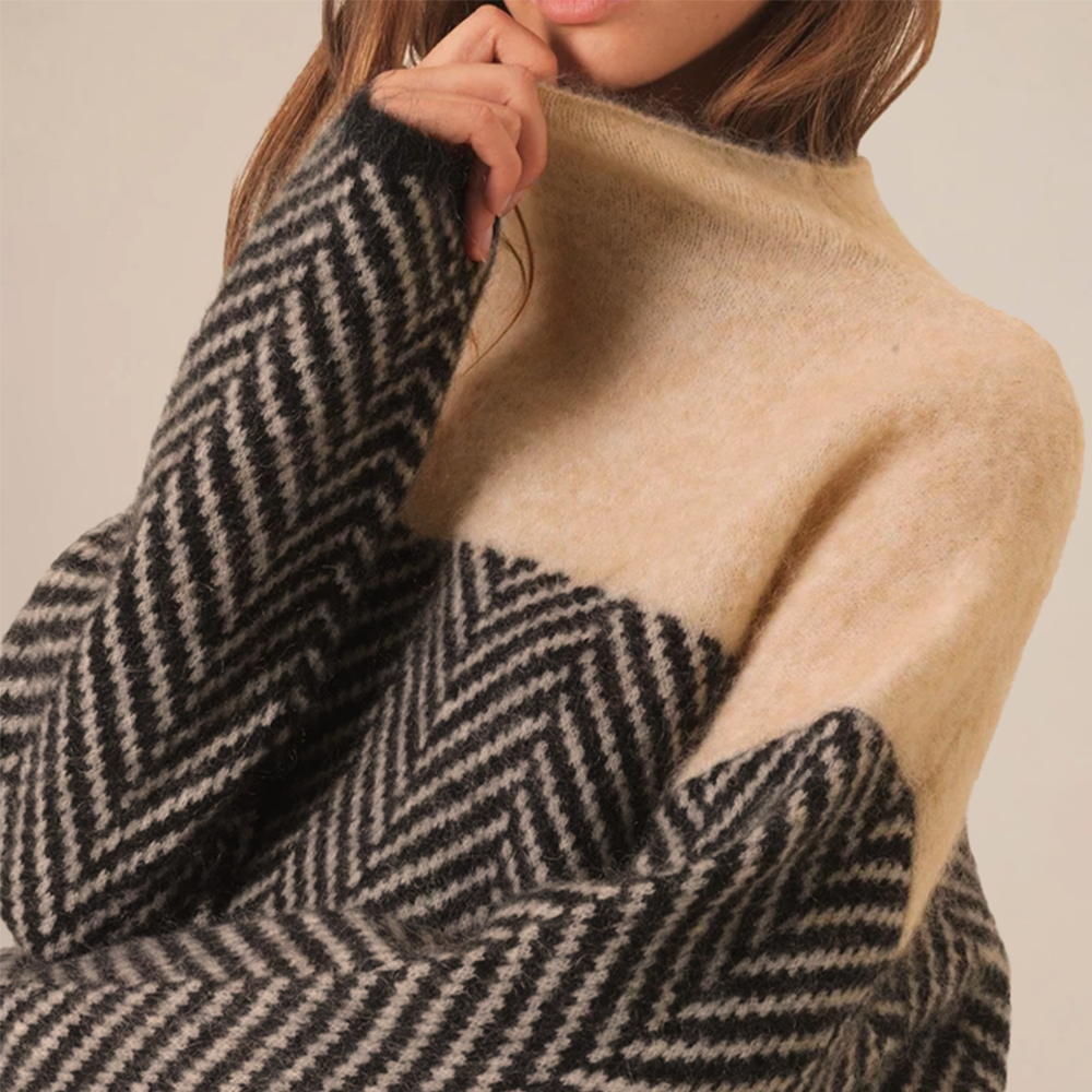 Womens Turtleneck Sweater Knit