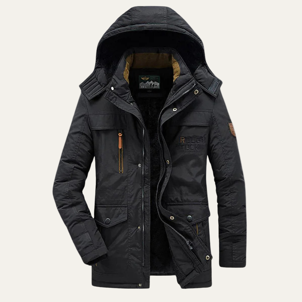Mens Tactical Parka Jacket Insulated Winter - BritishMode