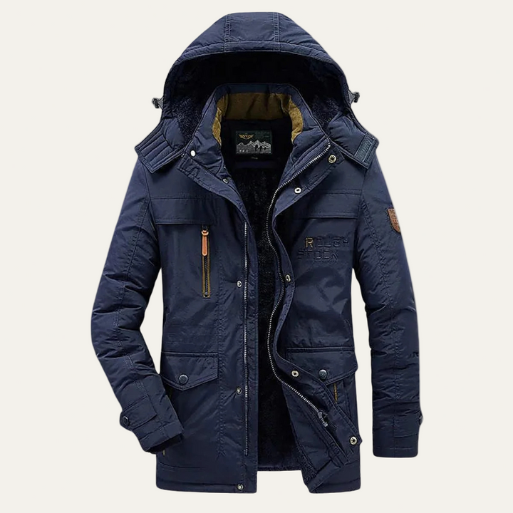 Mens Tactical Parka Jacket Insulated Winter