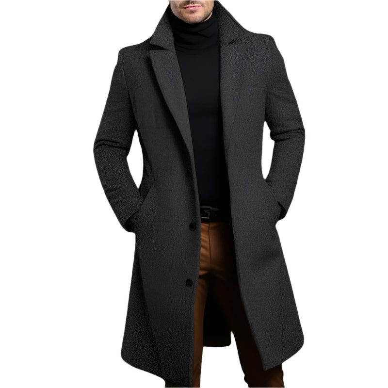 Mens Mid-Length Coat Classic Fit