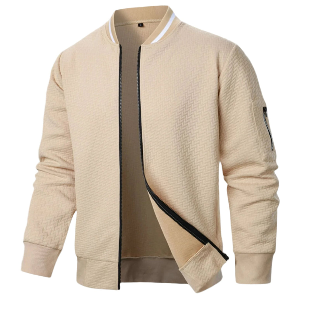 Womens Zip-Up Cardigan Knit Elegant Fit