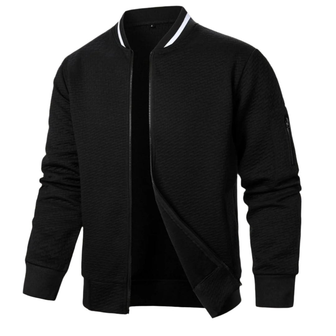 Womens Zip-Up Cardigan Knit Elegant Fit