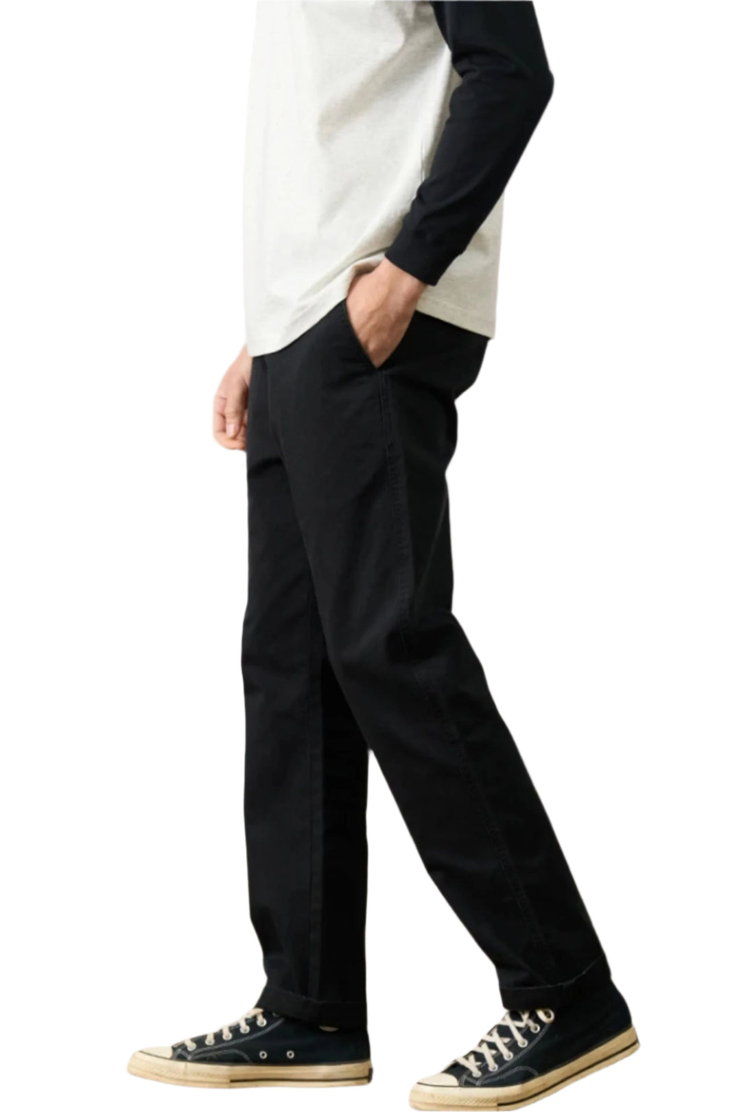 Mens Chino Trousers Elegant Slim Fit