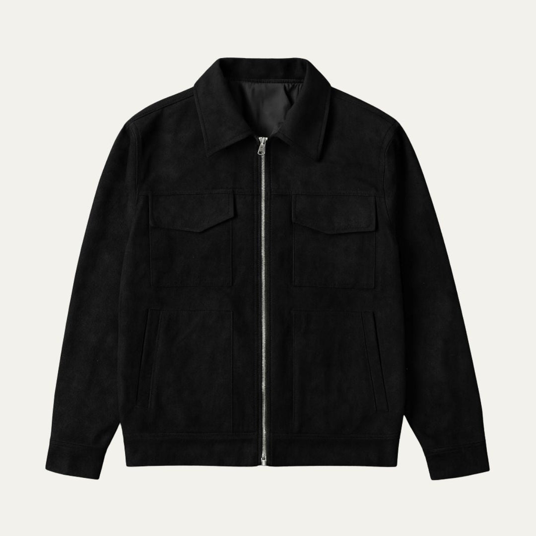 Mens Suede Jacket Modern Fit - BritishMode